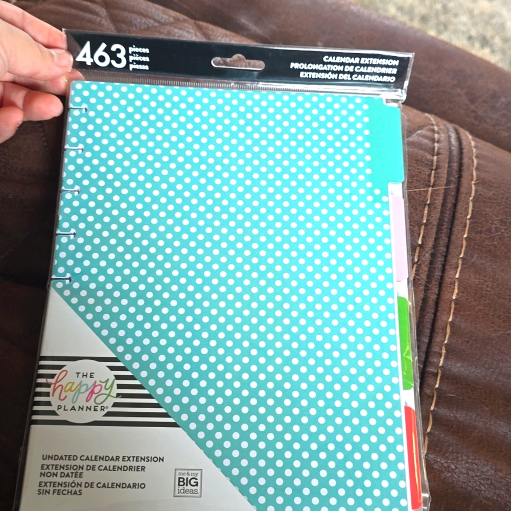 Happy Planner Undated Calendar Extension